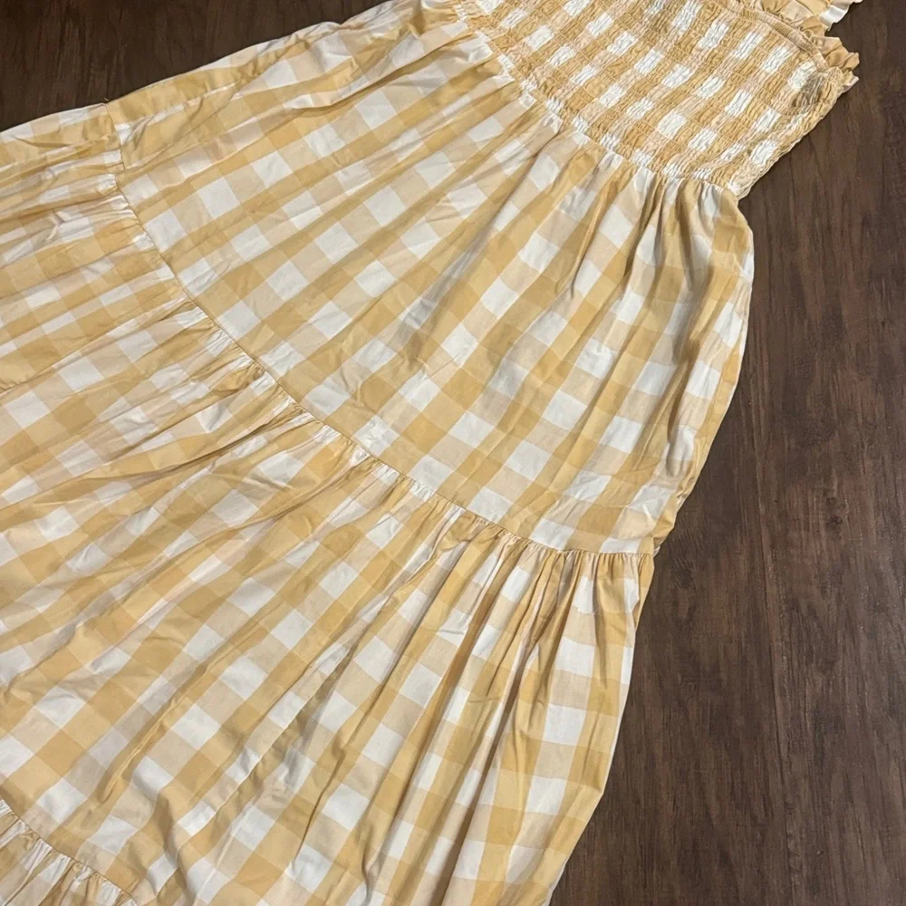 Abercrombie & Fitch Tan Plaid Women’s Dress - Picture 8 of 13
